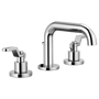 Brizo Litze® Widespread Lavatory Faucet with Low Spout - Less Handles With Industrial Lever 1.5 GPM Polished Chrome