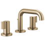 Brizo Litze® Widespread Lavatory Faucet with Low Spout - Less Handles With Lever 1.2 GPM- Brilliance® Luxe Gold®