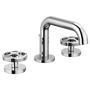 Brizo Litze® Widespread Lavatory Faucet with Low Spout - Less Handles With Wheel Lever 1.2 GPM- Polished Chrome