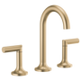 Brizo Odin® Widespread Lavatory Faucet - Less Handles With High Lever - Brilliance® Luxe Gold®