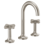 Brizo Odin® Widespread Lavatory Faucet - Less Handles With High Cross Handles 1.2 GPM - Brilliance® Brushed Nickel
