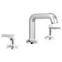 Brizo Kintsu® Widespread Lavatory Faucet with Arc Spout - Less Handles 1.2 GPM - Cross Handle Polished Chrome