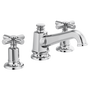 Brizo Invari® Widespread Lavatory Faucet with Angled Spout - Less Handles 1.5 GPM - Cross Handle - Polished Chrome