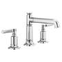Brizo Invari® Widespread Lavatory Faucet with Column Spout - Less Handles 1.2 GPM - Lever Handle - Polished Chrome