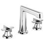 Brizo Levoir® Widespread Lavatory Faucet with High Spout - Less Handles 1.2 GPM - Low Cross Handle - Polished Chrome