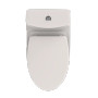Toto Aquia® IV One-Piece Toilet - 1.28 GPF & 0.9 GPF Elongated Bowl - Washlet + Connection New - Colonial White