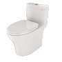 Toto Aquia® IV One-Piece Toilet - 1.28 GPF & 0.9 GPF Elongated Bowl - Washlet + Connection New - Colonial White