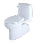 Toto Carlyle® II One-Piece Toilet, 1.28 GPF, Washlet®+ Connection - Cotton