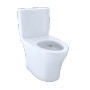 Toto Aquia® IV Toilet - 1.28 GPF & 0.9 GPF, Elongated Bowl - Washlet+ Connection - Slim Seat - New - Cotton