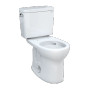 Toto Drake® Two-piece Toilet, 1.6 GPF, Round Bowl - Universal Height - Cotton