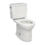 Toto Drake® Two-piece Toilet, 1.6 GPF, Round Bowl - Universal Height - Colonial White