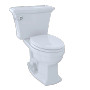 Toto Eco Clayton® Two-Piece Toilet, 1.28 GPF, Elongated Bowl - Cotton