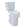 Toto Entrada™ Close Coupled Round Toilet 1.28GPF - Cotton