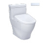 TOTO Aimes Washlet S7 One-Piece Toilet in Cotton White