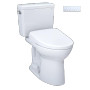 Toto Drake® Washlet®+ S7 Two-Piece Toilet - 1.6 GPF - Universal Height - 10" Rough-in - Cotton