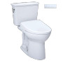 Toto Drake® Transitional Washlet®+ S7 Two-Piece Toilet - 1.28 GPF - Cotton