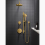 Kohler Awaken® Showering kit, 2.5 gpm - Vibrant Brushed Moderne Brass