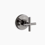 Kohler Purist® Mastershower® Volume Control Valve Trim With Cross Handle - Vibrant Titanium
