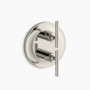 Kohler Purist® Mastershower® Temperature and Volume Control Valve Trim - Vibrant Polished Nickel