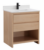 Royal Lox 30 inch Natural Maple Bathroom Vanity with Quartz Top