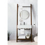 James Martin Vanities Lakeside 30" Single Basin Hardwood Vanity Set with Arctic Fall Solid Surface Top