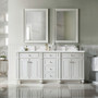 James Martin Vanities Bristol 72" Double Basin Walnut Wood Vanity Set