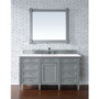 James Martin Vanities Brittany 60" Single Basin Poplar Wood Vanity Set