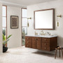 James Martin Vanities Amberly 60" Single Basin Rubberwood Vanity Set
