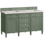 James Martin Vanities Brittany 60" Double Basin Poplar Wood Vanity Set
