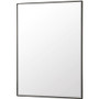 James Martin Vanities Rohe 30" W x 40" H Rectangular Stainless Steel Framed Bathroom Wall Mirror
