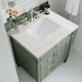 James Martin Vanities Brittany 30" Single Basin Poplar Wood Vanity Set
