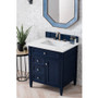 James Martin Vanities Brittany 30" Single Basin Poplar Wood Vanity Set 655-V30