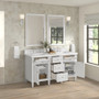 James Martin Vanities Lorelai 60" Double Basin Wood Vanity Set