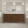 James Martin Vanities Myrrin 72" Double Basin Wood Vanity Set