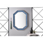 James Martin Vanities Tangent 30" W x 41" H Transitional Oval Framed Bathroom Wall Mirror