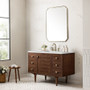 James Martin Vanities Amberly 48" Free Standing or Wall Mounted Single Basin Rubberwood Vanity Set
