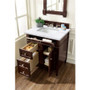 James Martin Vanities Brittany 30" Single Basin Poplar Wood Vanity Set - Cabinet Assorted Finishes