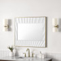 James Martin Vanities Le Soleil 36" W x 31-1/2" H Rectangular Framed Bathroom Wall Mirror