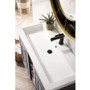James Martin Vanities Alicante 40" Wall Mounted Single Basin Poplar Wood Vanity Set