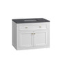 James Martin Vanities Chicago 36" Free Standing or Wall Mounted Single Basin Poplar Wood Vanity Set - National Options