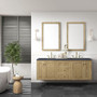 James Martin Vanities Laurent 72" Free Standing or Wall Mounted Double Basin Wood Vanity Set