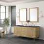 James Martin Vanities Laurent 72" Free Standing or Wall Mounted Double Basin Wood Vanity Set