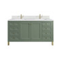 James Martin Vanities Chicago 60" Double Bathroom Vanity