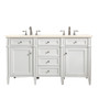 James Martin Vanities Brittany 60" Double Basin Poplar Wood Vanity Set  - 655-V60D