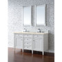 James Martin Vanities Brittany 60" Double Basin Poplar Wood Vanity Set  - 655-V60D