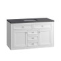 James Martin Vanities Chicago 48" Free Standing or Wall Mounted Single Basin Poplar Wood Vanity Set with 3 cm Charcoal Soapstone Quartz Vanity Top and Rectangular Sink