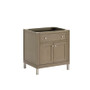 James Martin Vanities Chicago 30" Dual-Mounted Single Basin Vanity Cabinet Only - Less Vanity Top