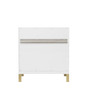James Martin Vanities Chicago 30" Dual-Mounted Single Basin Vanity Cabinet Only - Less Vanity Top