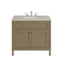James Martin Vanities Chicago 36" Free Standing Single Basin Vanity Set with Quartz Top and Rectangular Sink - 503-V36-3VSL
