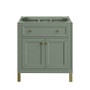 James Martin Vanities Chicago 30" Free Standing Single Basin Vanity Set with Quartz Top and Rectangular Sink - 503-V30-3EJP